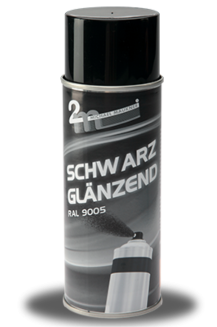 Lackspray schwarz glanz (RAL9005)